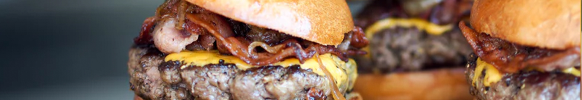 Eating Burger at Schoop's Hamburgers restaurant in Portage, IN.